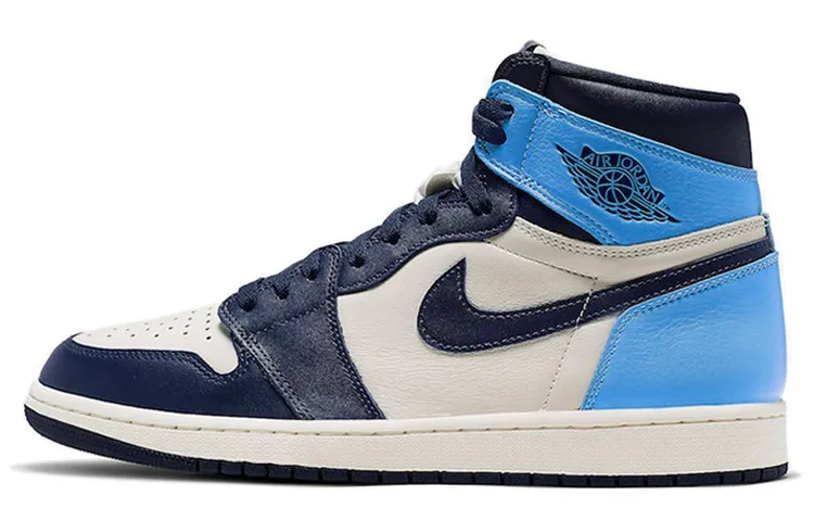 Jordan Air Jordan 1 Retro High OG Obsidian Trendy Cushioning Slip Resistant Abrasion Resistant High top