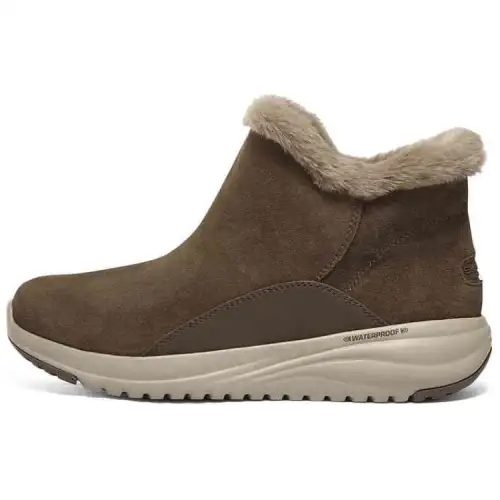 Skechers Short Snow Boots Women's Dark Brown
