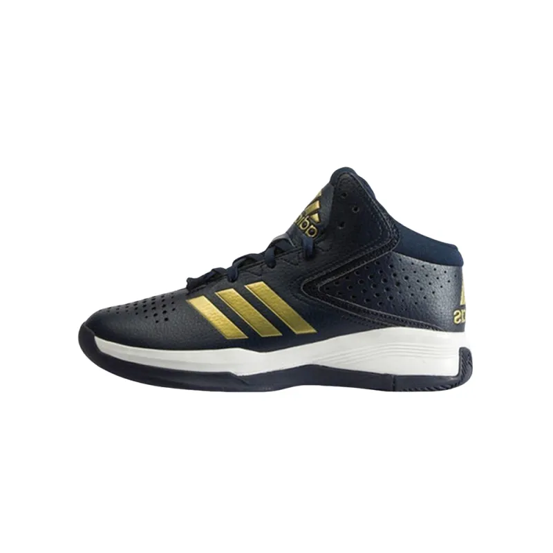 Adidas Slip Resistant Abrasion Resistant Mid top Basketball Shoes Men's Blue