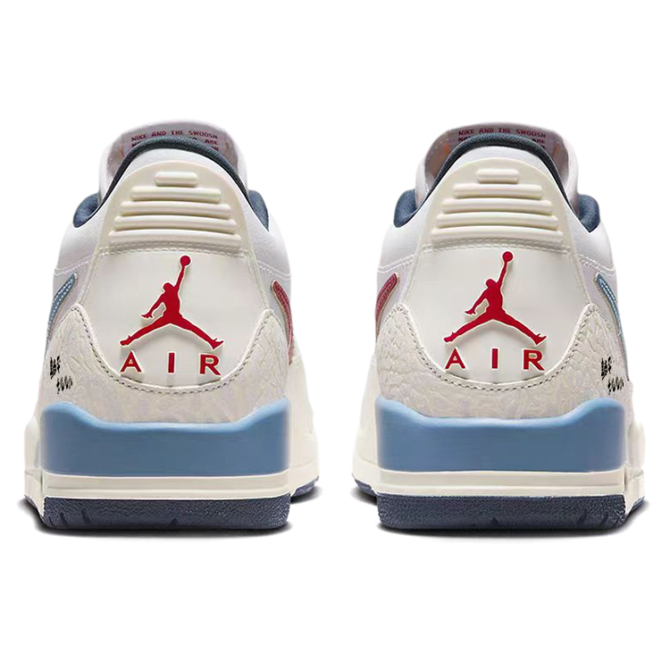 Jordan Legacy 312 Vintage Basketball Shoes Unisex Low Top Blue/White