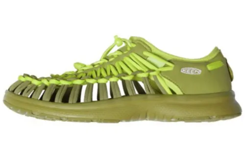 Keen Uneek River Trekking Shoes Men's Moss Bright Yellow