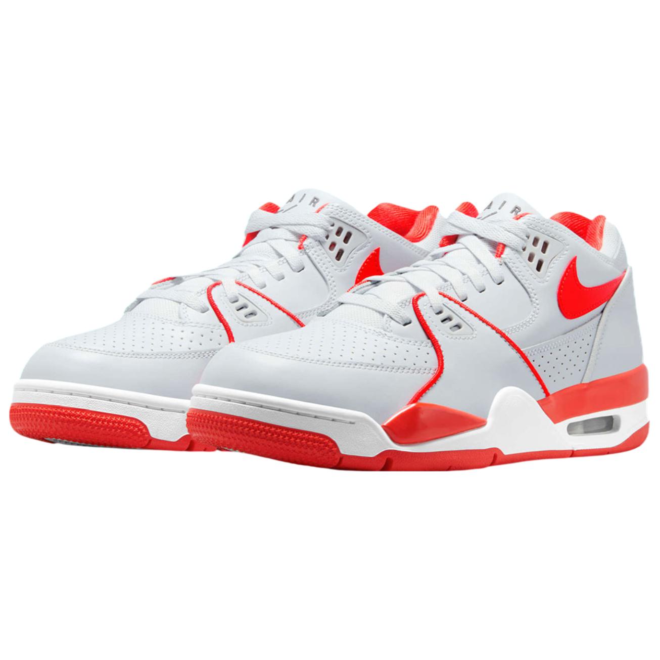 Nike Air Flight 89 Slip Resistant Abrasion Resistant Low top Basketball Shoes Men’s White Red