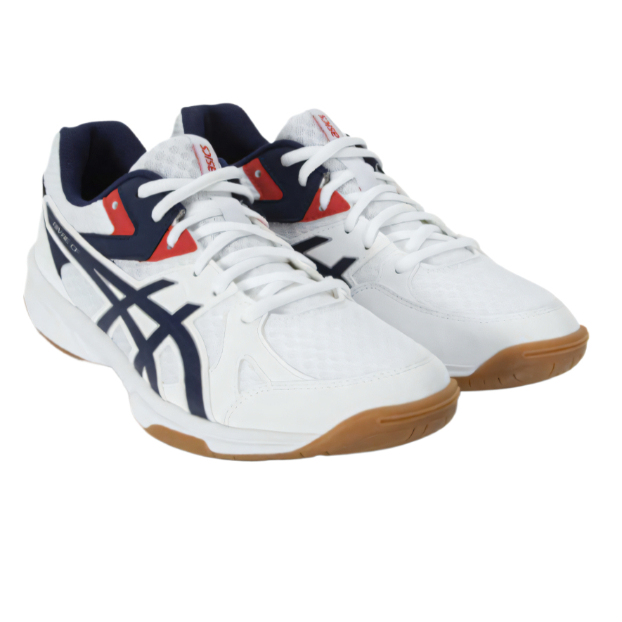 Asics RIVRE CF Mesh, Synthetic Leather Low top Training Shoes Unisex White Blue