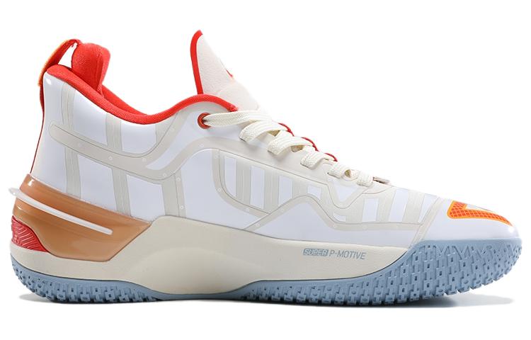 PEAK Flash 3 Basketball Shoes Men’s Low Top Ecru/Baymax