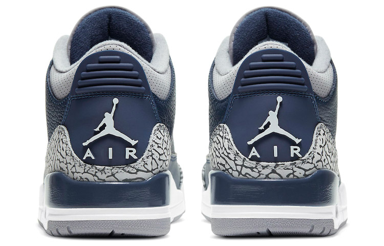 Мужские кроссовки Jordan Air Jordan 3 retro "midnight navy" (синие) — фото 5