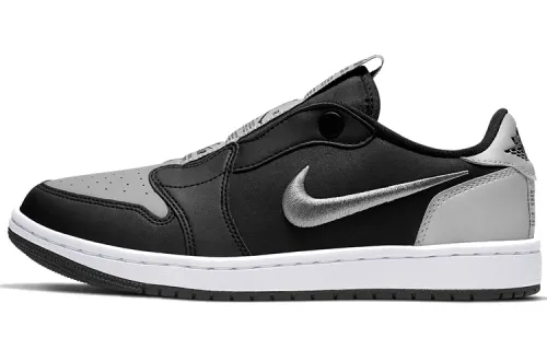 Jordan Air Jordan 1 Low Slip Shadow Shadow Synthetic Leather Cushion Sports Breathable Lightweight Anti-Slip Low-top Retro Basketball Shoes Women's Cool Gray