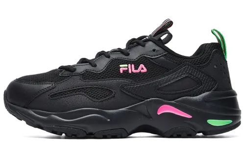 FILA Tracer Vintage Black/pink/green Women's