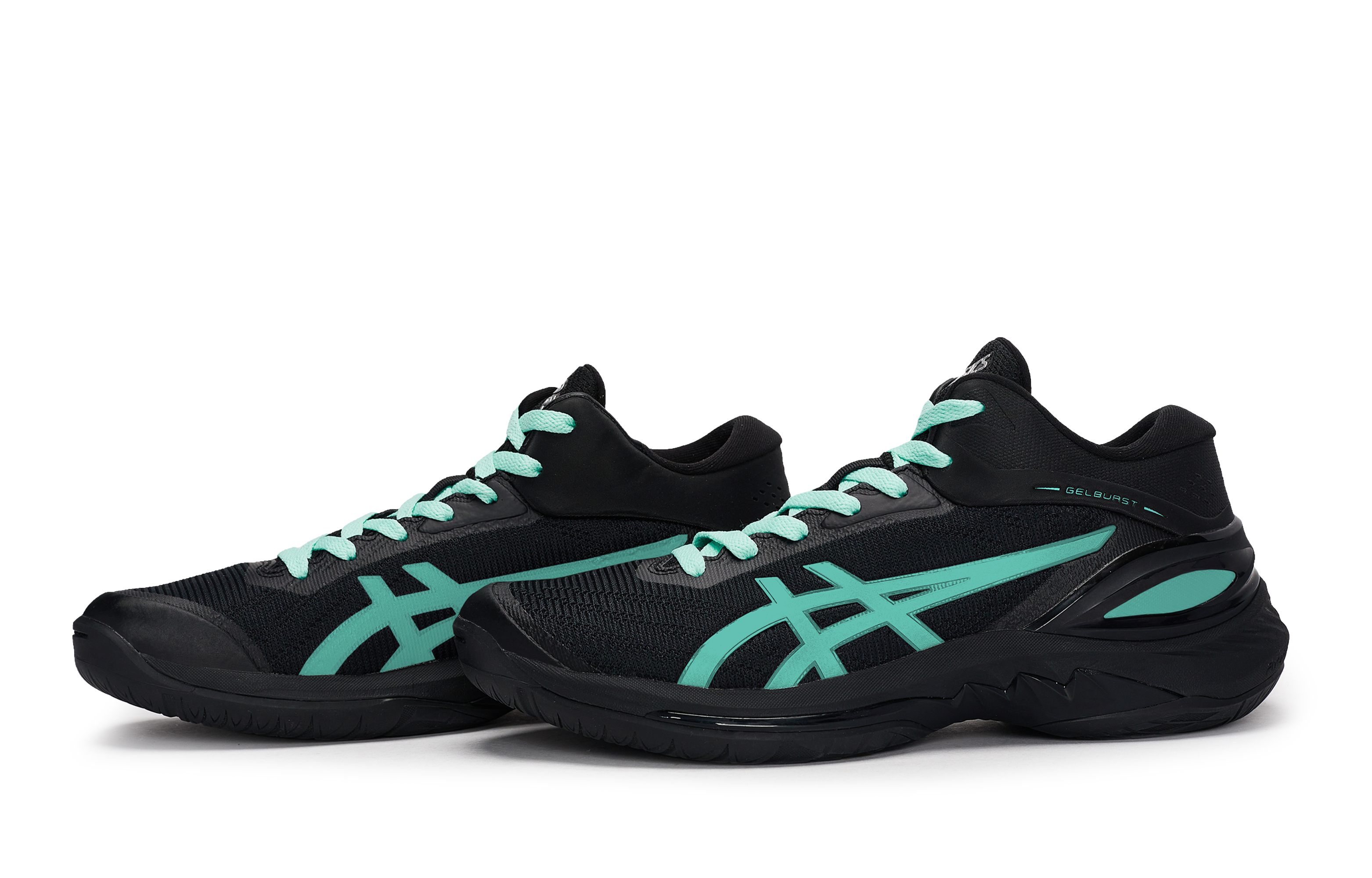 ASICS GELBURST 28 811 Manufacturing, Night Shadow Speed, Special Shoe Box Mid top Basketball Shoes Men’s Black Green
