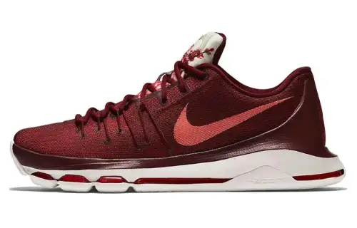 Nike KD 8 Perserverance Durant 8 round toe lace-up non-slip lightweight low-top practical basketball shoes men's team red