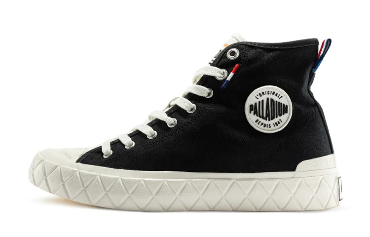 Palladium Palla Ace CVS Slip Resistant, Abrasion Resistant, Breathable High top Canvas Shoes Unisex Black