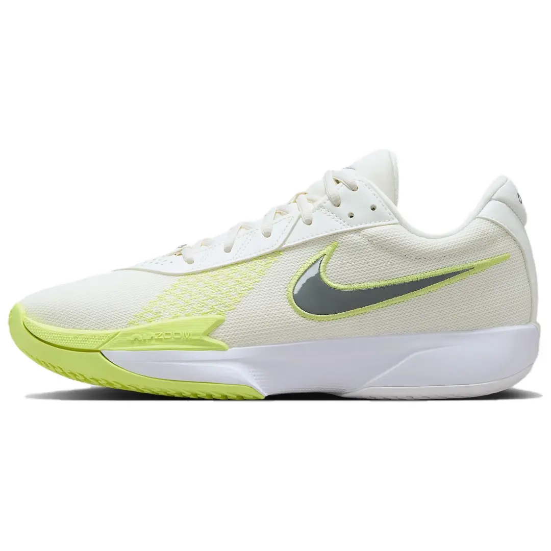 Nike Air Zoom G.T. Cut Academy Low top Basketball Shoes Men's White Yellow