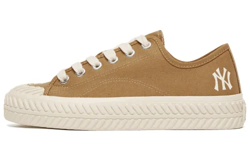 MLB Playball Slip Resistant Abrasion Resistant Slip Resistant Abrasion Resistant Low top Canvas Shoes Unisex Brown