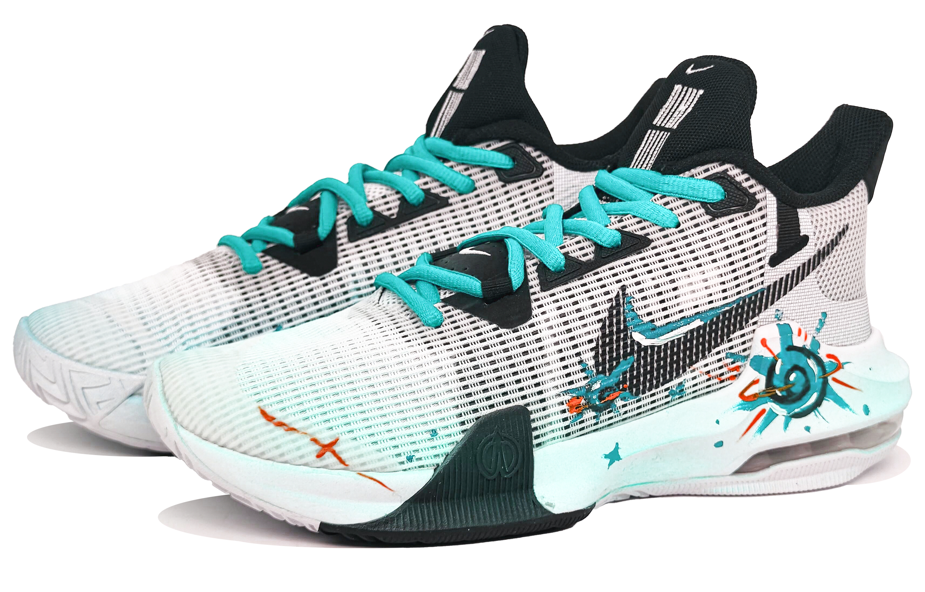 Nike Air Max Impact 3 Slip Resistant Abrasion Resistant Low top Basketball Shoes Men’s Aurora Blue