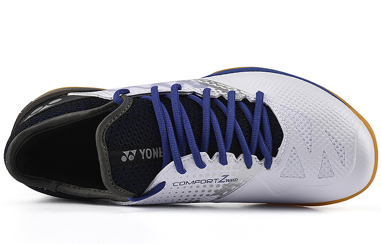 YONEX Badminton Shoes Unisex Low Top White Blue