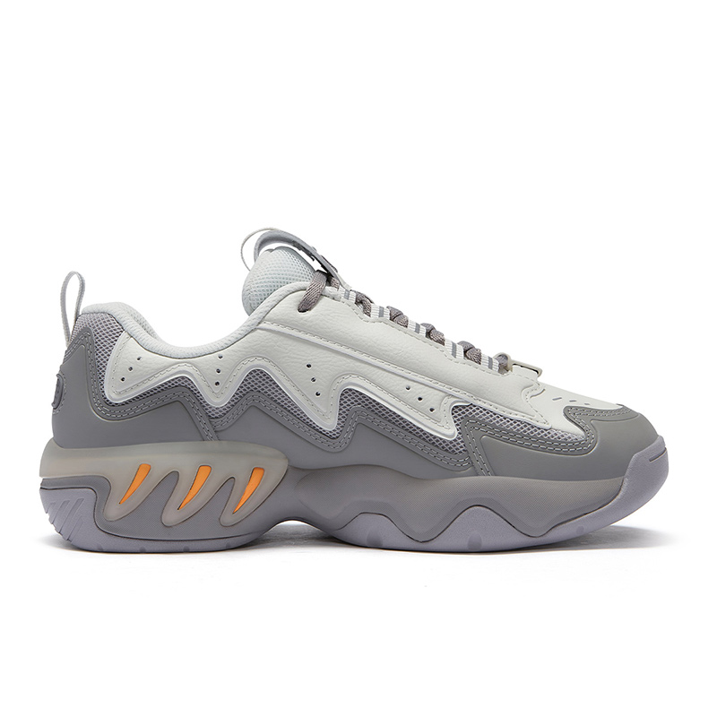 FILA FUSION SHOCK Abrasion Resistant Low top Basketball Shoes Women’s Haze Gray