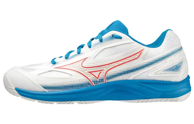Mizuno Blast Comfortable Cushioning Slip Resistant Cushioning Slip Resistant Low top Tennis Shoes Unisex White Blue