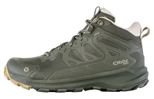 Oboz Footwear Katabatic Cushioning, Non Slip, And Waterproof High top Mountaineering Shoes Men's Green