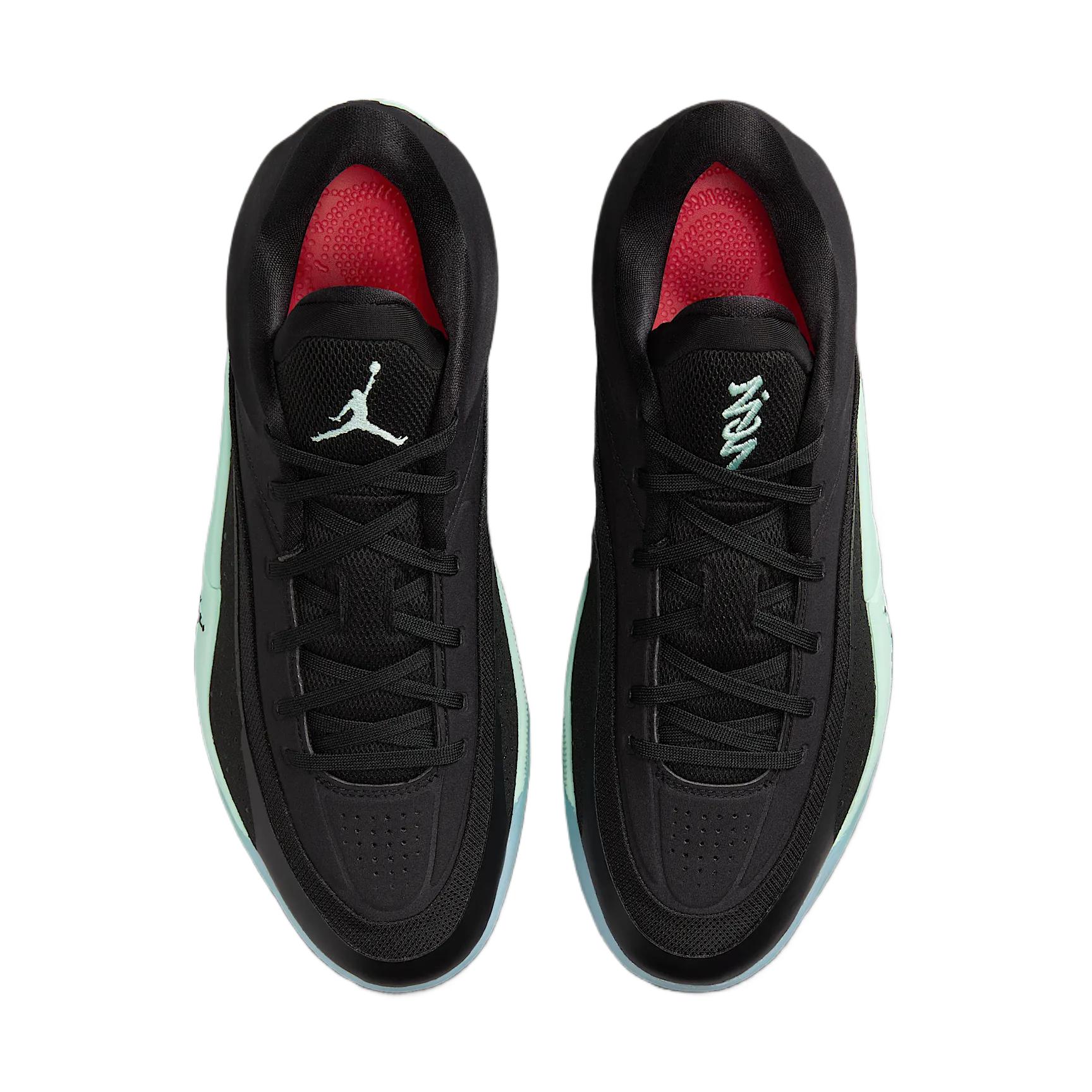 Jordan Cushioning Low top Basketball Shoes Unisex Black Green