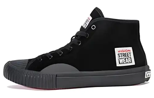 Vision Street Wear Trick High top Canvas Shoes Unisex Black