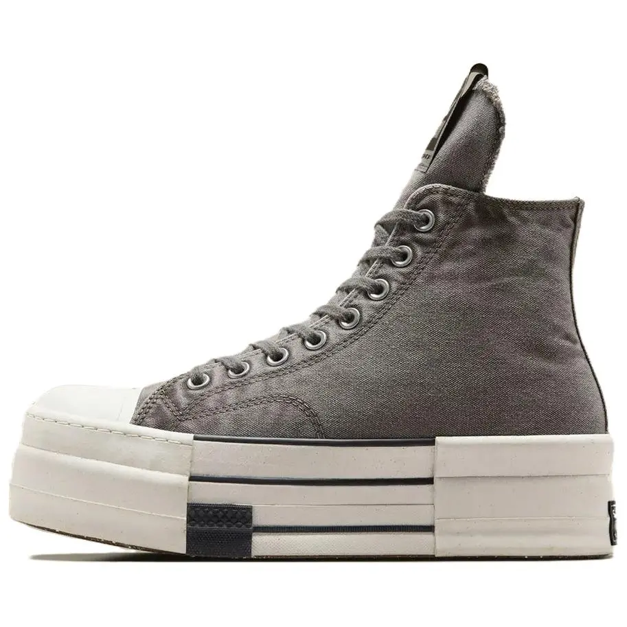 Chuck 70 Rick Owens x Chuck 70 Drkshdw Dbl Drkstar Converse High 'Washed Canvas Pack - Concrete'