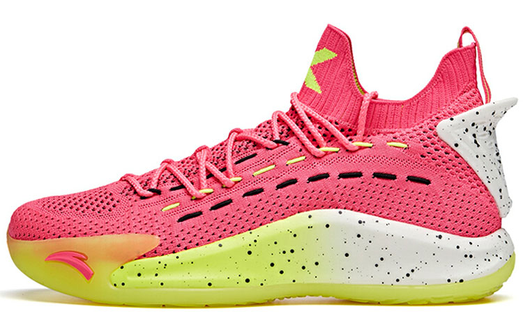 Anta KT5 Cushioning Mid top Basketball Shoes Men’s Pink