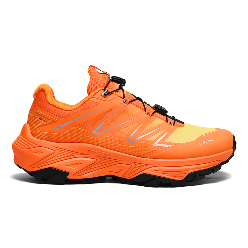 GLUNA Outdoor Shoes Application For Supercritical Filling, Trail Running Shoes Active Sun Orange