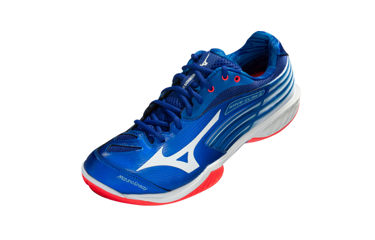 Mizuno Wave Claw Badminton Shoes Unisex Low Top Blue/White