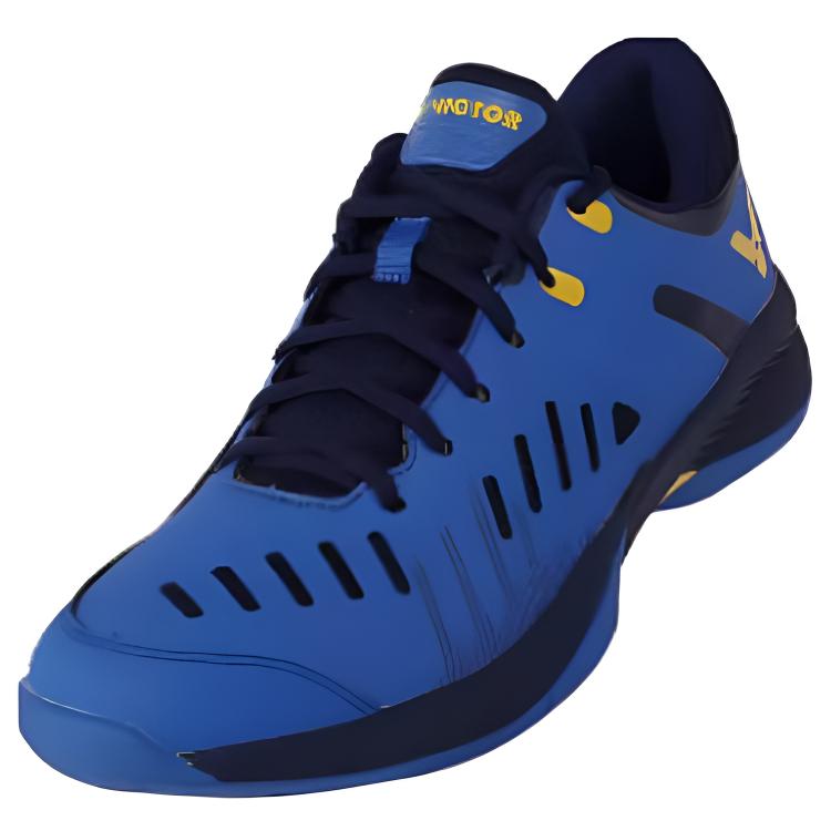 VICTOR Thunderstorm Cushioning Breathable Rebound Low top Badminton Shoes Unisex Dark Lake Blue