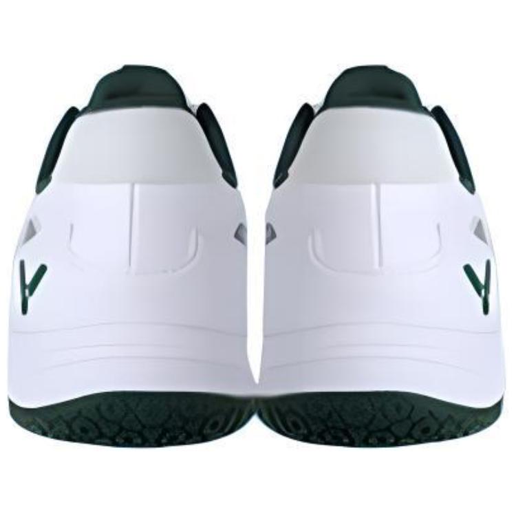 VICTOR 8500CLS Cushioning Slip Resistant Abrasion Resistant Low top Badminton Shoes Unisex White Green