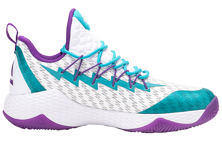 PEAK Outer Field Slip Resistant Abrasion Resistant Low top Performance Basketball Shoes Men’s Azure