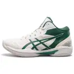 ASICS GELHOOP V16 Abrasion Resistant Mid top Basketball Shoes Men's White Green