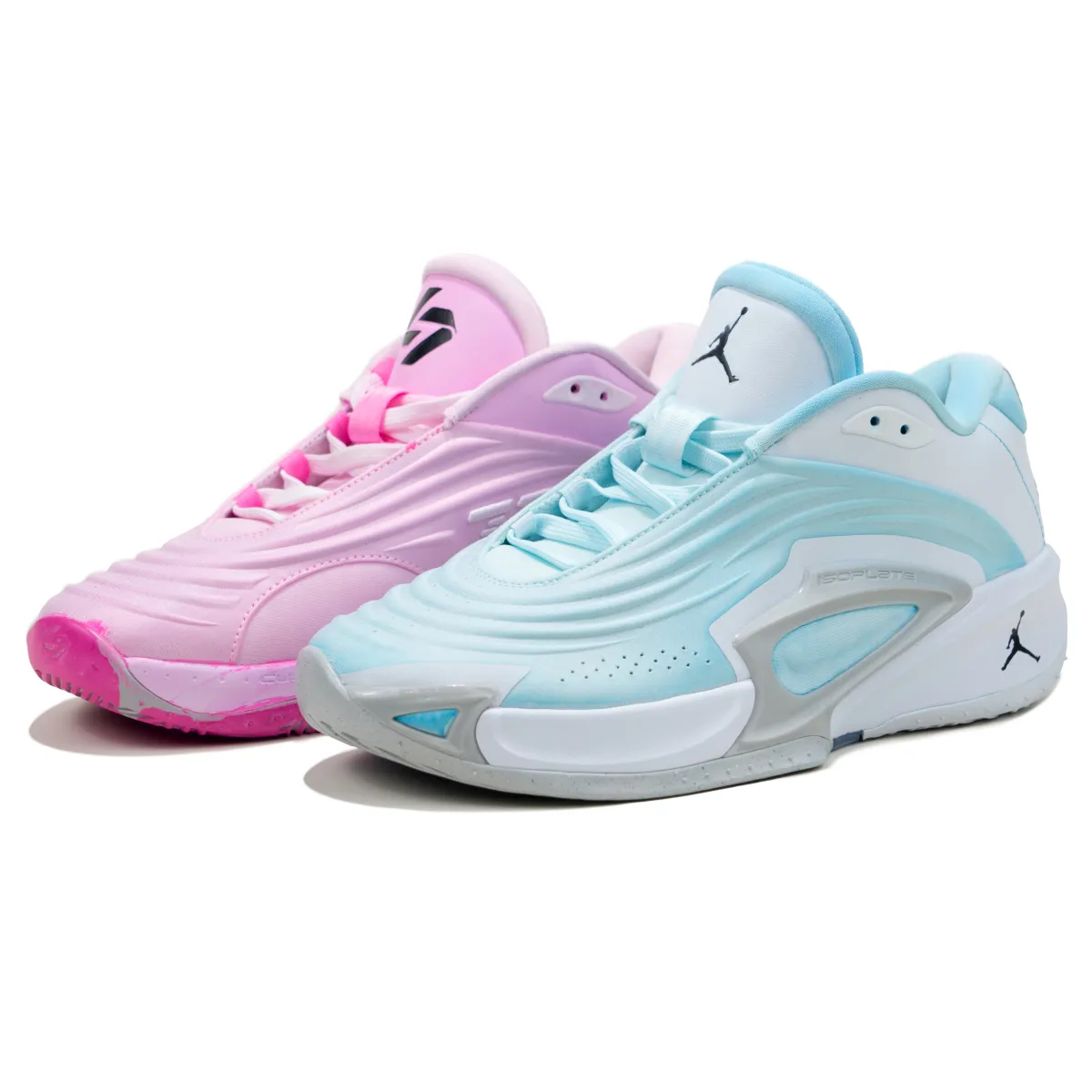 Jordan Luka 3 PF TEAM BANK Abrasion Resistant Abrasion Resistant Low top Basketball Shoes Men's Blue Pink