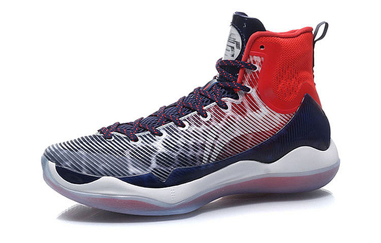 Li Ning YuShuai 11 Cushioning High top Basketball Shoes Men’s Dragon Fruit Red