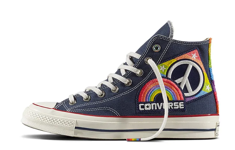 Converse Chuck Taylor All Star 1970s High Top 1st Parade Lightweight High top Canvas Shoes Unisex Rainbow