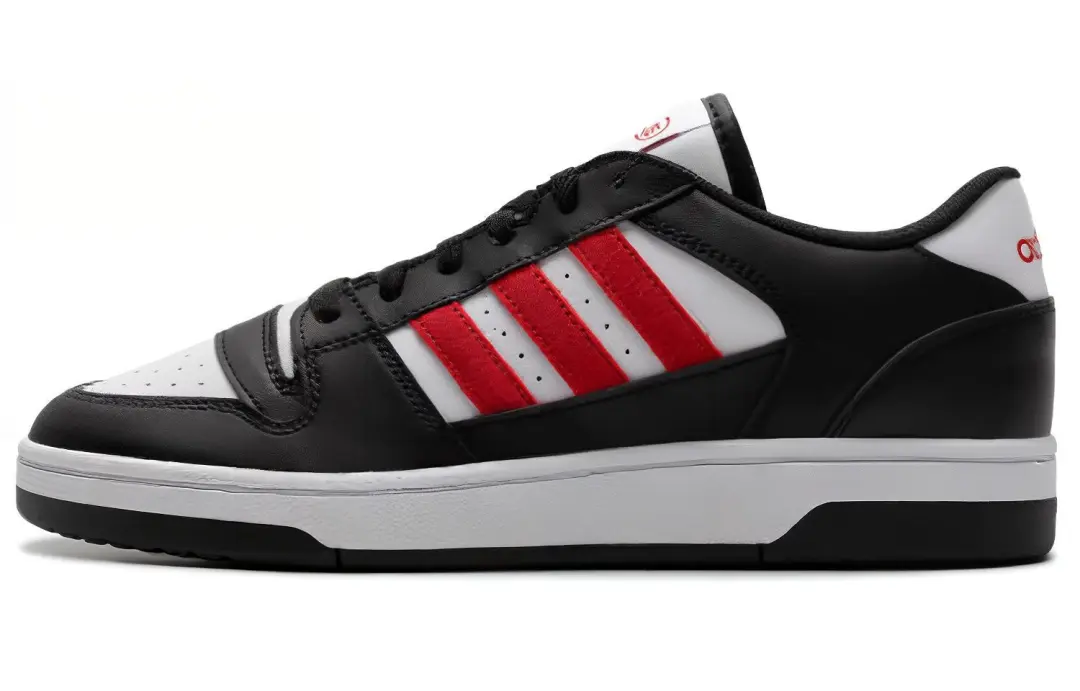 Adidas TURNAROUND Low Slip Resistant Abrasion Resistant Low top Basketball Shoes Unisex Black White