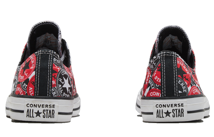 Кеды Converse Chuck Taylor All Star (черно-красный) — фото 5