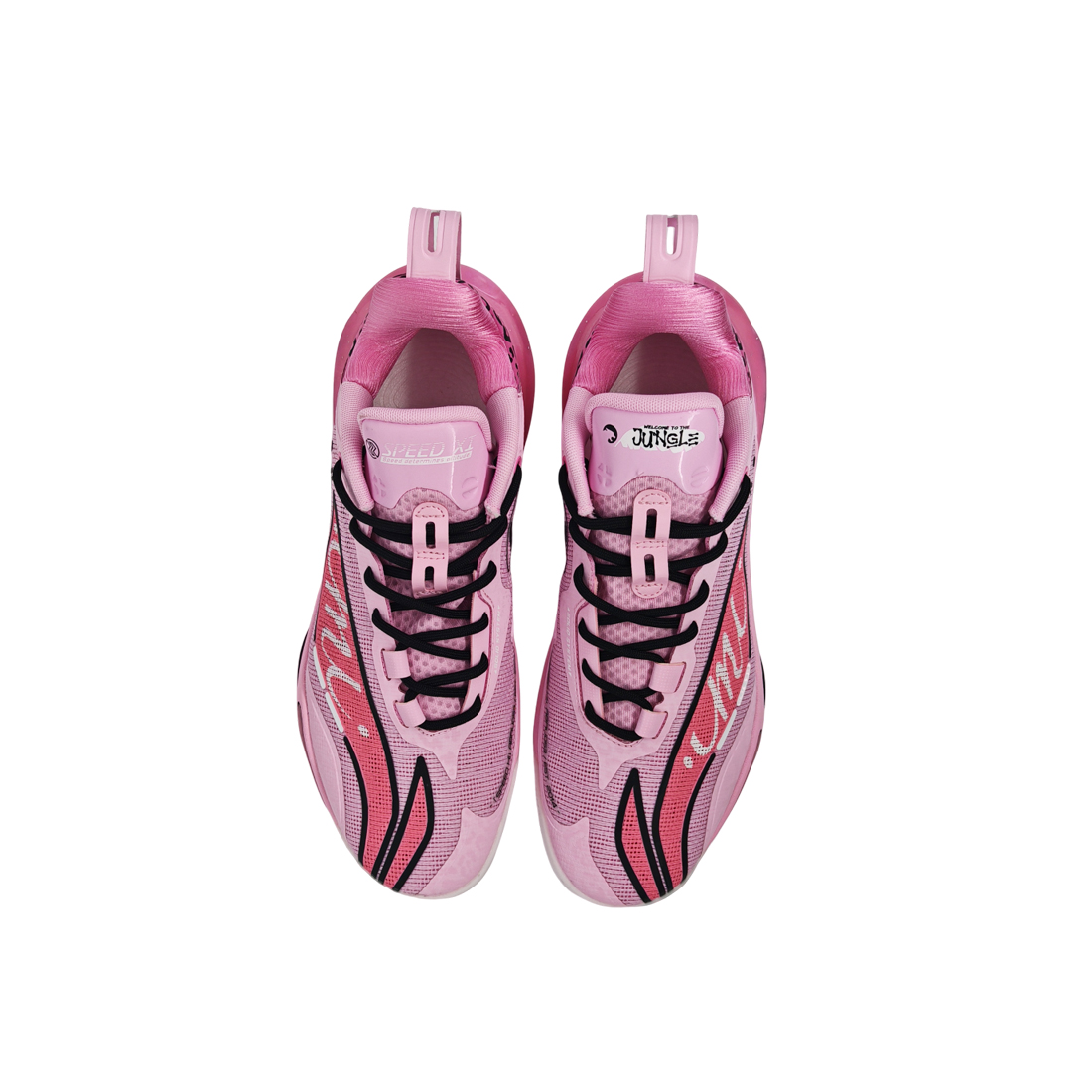 Li Ning Speed 11 Impact Resistant Anti Twist Grip Low top Basketball Shoes Men’s Pink Black