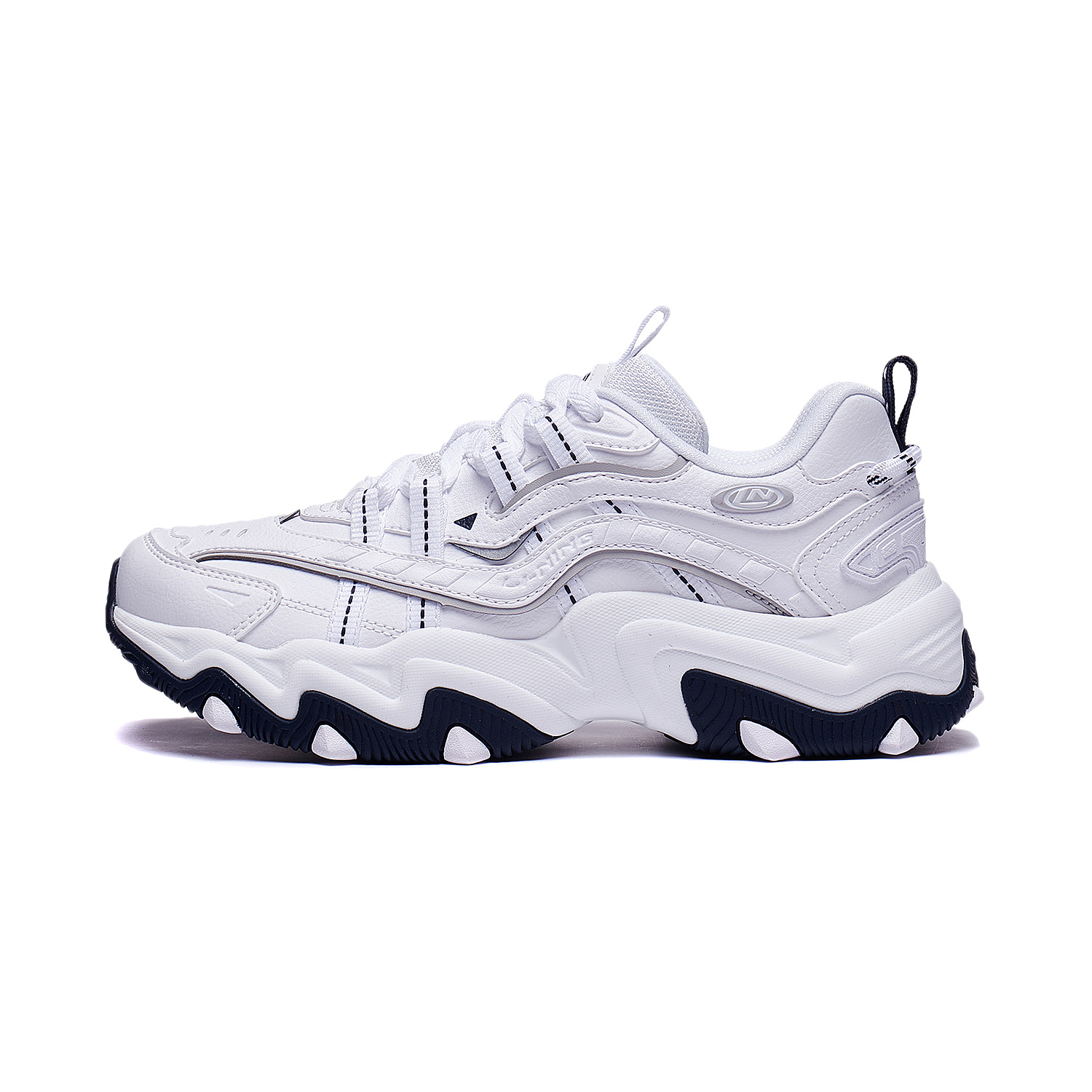 Li Ning Cat Paw Lite 2 Slip Resistant Abrasion Resistant Low top Chunky Sneakers Women's Standard White