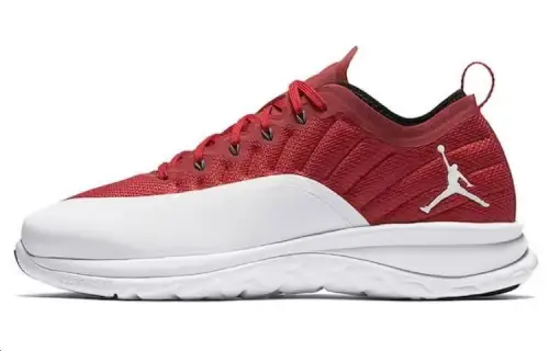 Jordan Trainer Prime shock-absorbing and wear-resistant low-top retro basketball shoes men's red and white