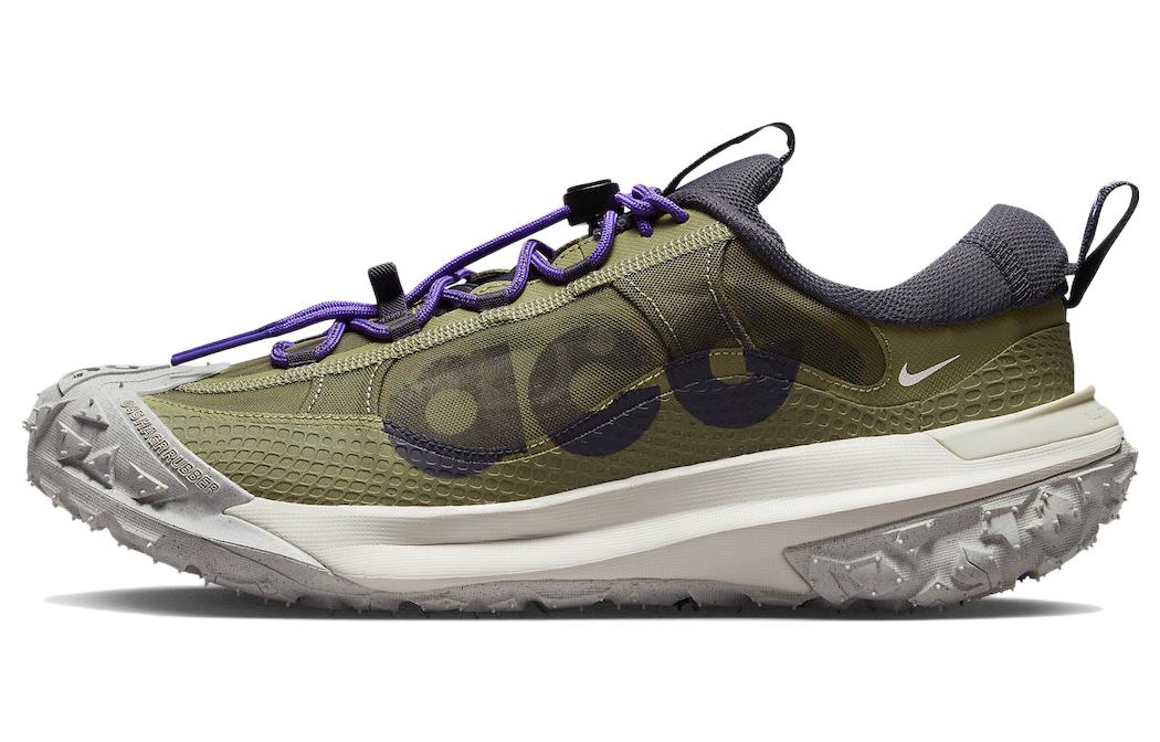 Nike ACG Mountain Fly 2 \"Neutral Olive\" Comfortable Sports and Leisure Mountaineering Grip Low-top Outdoor Functional Shoes Men's Army Green
