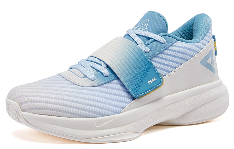 PEAK Serpent Cushioning Rebound Cushioning Rebound Low top Basketball Shoes Men’s Blue White