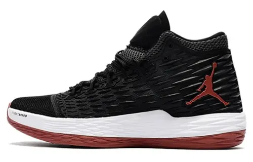 Jordan Melo M13 X Anthony 13 mid-top practical basketball shoes men's black red