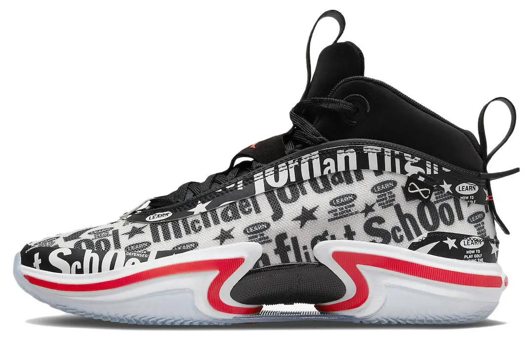 Jordan Air Jordan 36 'Flight School' Slip Resistant Abrasion Resistant Slip Resistant Abrasion Resistant Mid top
