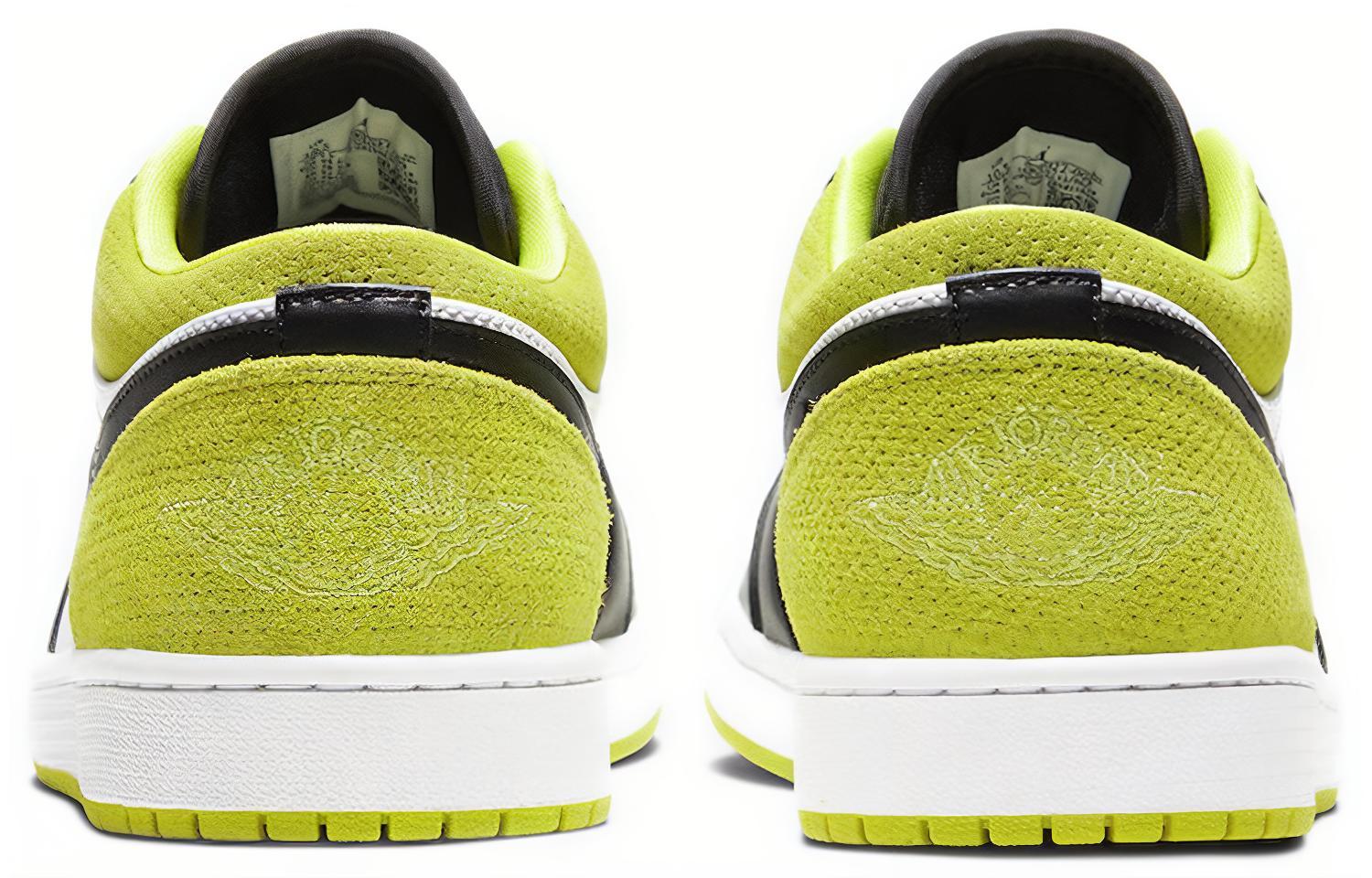 Кроссовки Jordan Air Jordan 1 cyber green (неоново-зеленые) — 荧光绿 — фото 5
