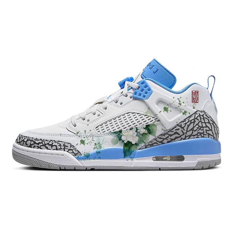 Jordan Spizike Vintage Basketball Shoes Men’s Low Top Blue/White