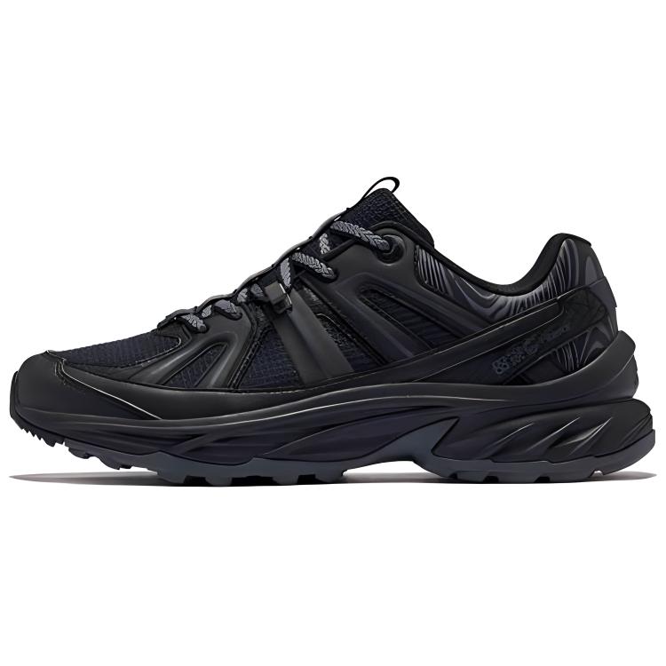 Erke Trail Slip Resistant Coverage Rebound Low top Mountaineering Shoes Men’s Black