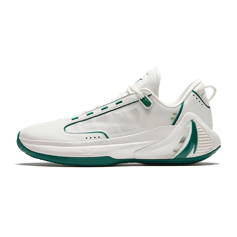 Anta GH4 Cushioning, Wear Resistant Low top Basketball Shoes Men's Peacock Stone Green