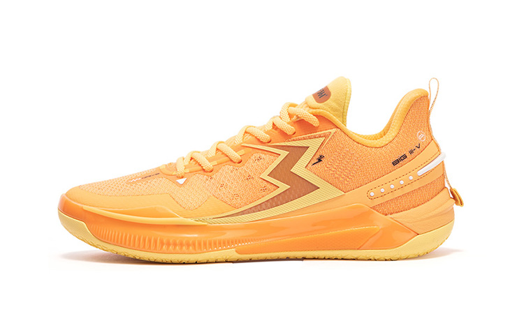 361° BIG3 5.0 Quick Orange Soda Cushioning Slip Resistant Abrasion Resistant Low top Basketball Shoes Unisex