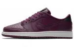Jordan Air Jordan 1 Retro Low Cushioning Slip Resistant Low top Vintage Basketball Shoes Women's Purple