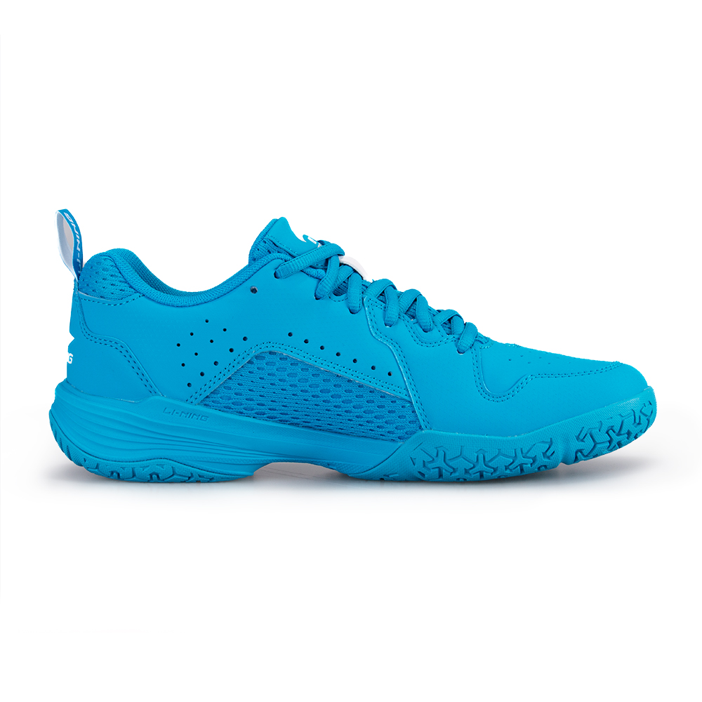 Li Ning Flying Eagle Abrasion Resistant Waterproof And Breathable Low top Badminton Shoes Unisex Blue